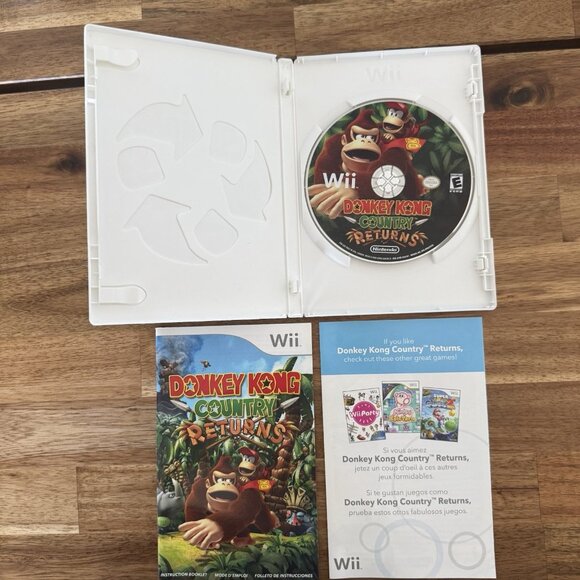 Donkey Kong Country Returns Wii CIB Nintendo Tested - Picture 9 of 16